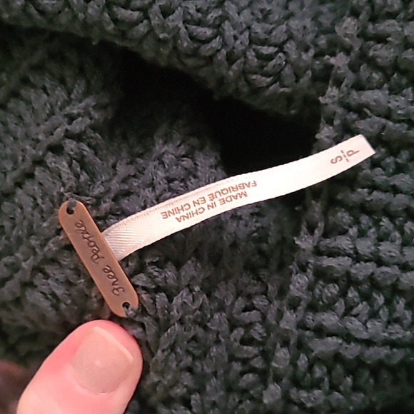 Free People Swim Too Deep Pullover Sweater In Evergreen Size Small - Picture 5 of 6